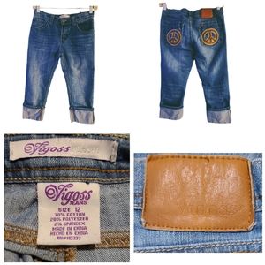 VIGOSS DISTRESSED BOYFRIEND JEANS SIZE 12